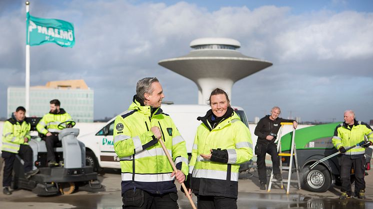 Vårstädning pågår i parkeringshusen för fräschare och tryggare anläggningar