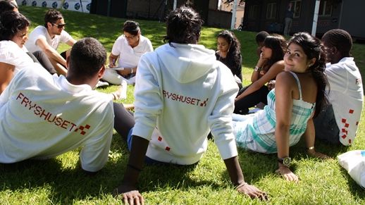Fryshuset tillsammans med ungdomsambassadörer i Almedalen för att sätta fokus på unga