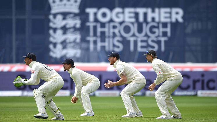 England win the #raisethebat 2nd Test at Emirates Old Trafford (Getty Images)