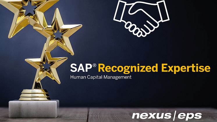 Besonderes Fachwissen für SAP HCM: NEXUS / ENTERPRISE SOLUTIONS wurde zertifiziert für „SAP Recognized Expertise“