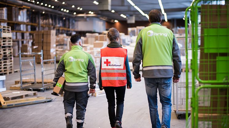 Bring fortsätter som beredskapspartner till svenska Röda Korset. Foto: Marie Sparreus, Röda Korset. 