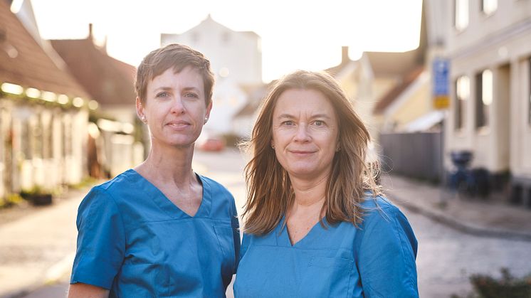 Mette Truelsen och Ulrika Connheim har startat Malmös nyaste vårdcentral - Limhamnsläkarna.
