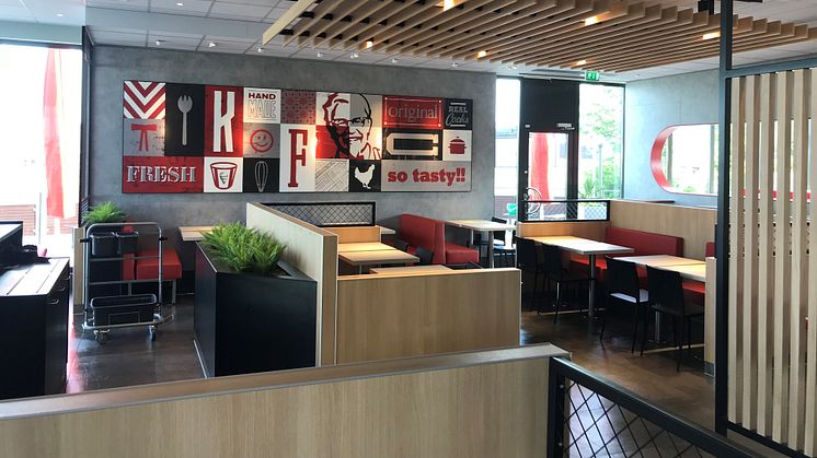 KFC - Lund interiör