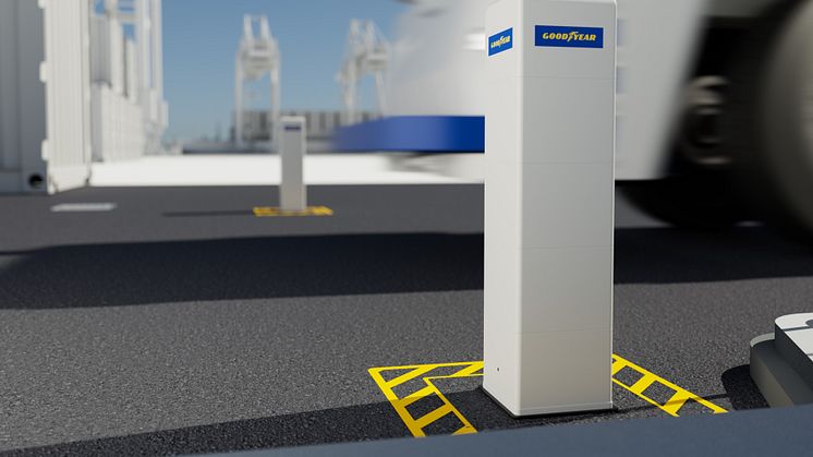 Goodyear lanserer løsningen Goodyear DrivePoint Heavy Duty til bruk i havnearbeid
