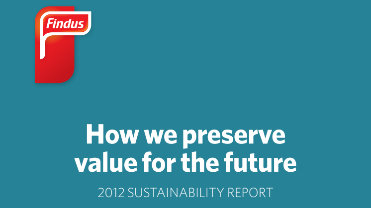 Findus Sustainability Report 2012 