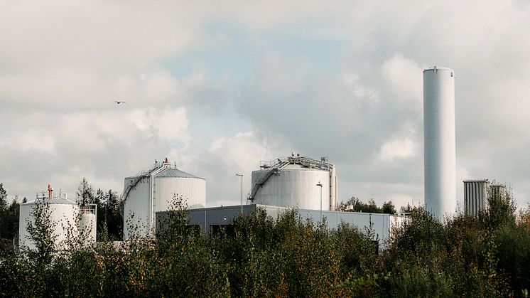 Vafabmiljös om- och tillbyggda biogasanläggning
