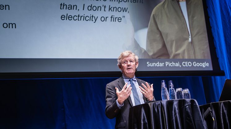 Jacob Wallenberg talade på Industri & Framtid 2019. Fotograf: Pax Engström Nyström