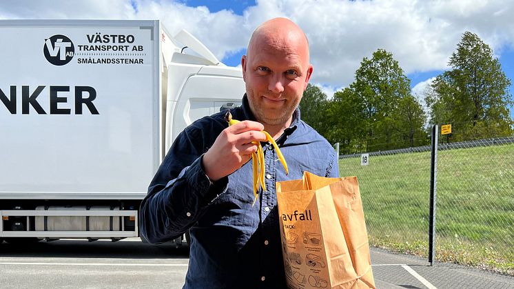 Jacob Axelsson, vd Västbo transport, ser fram emot att tanka lokalproducerad biogas.