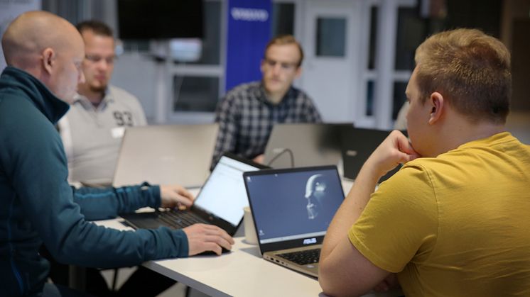 Deltagare i Hackaton 2018. Foto: Högskolan i Skövde