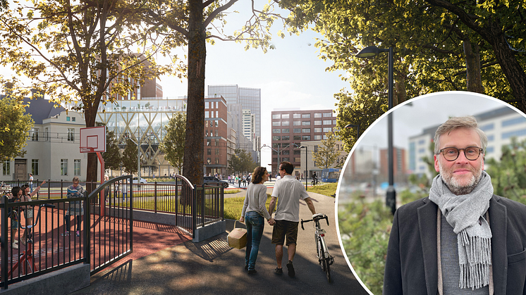 På bilden: Jesper Ackinger, stadsdelsdirektör på Norrmalms och Östermalms stadsdelsförvaltning.