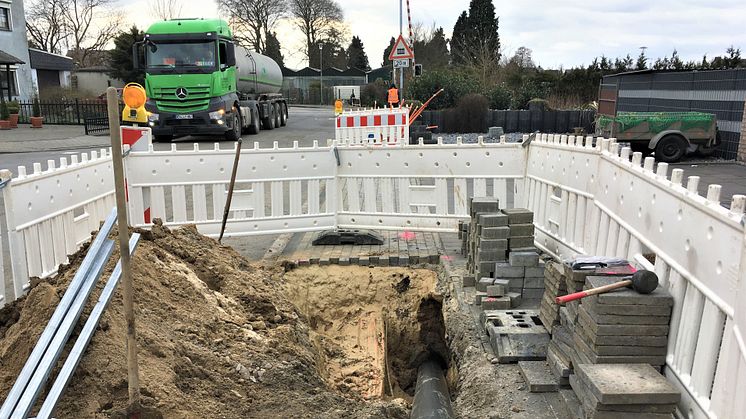 Arbeiten zur Bahnquerung in Nieukerk: Bahnfrei für Glasfaserausbau in Kerken - Foto/Rechte: DG