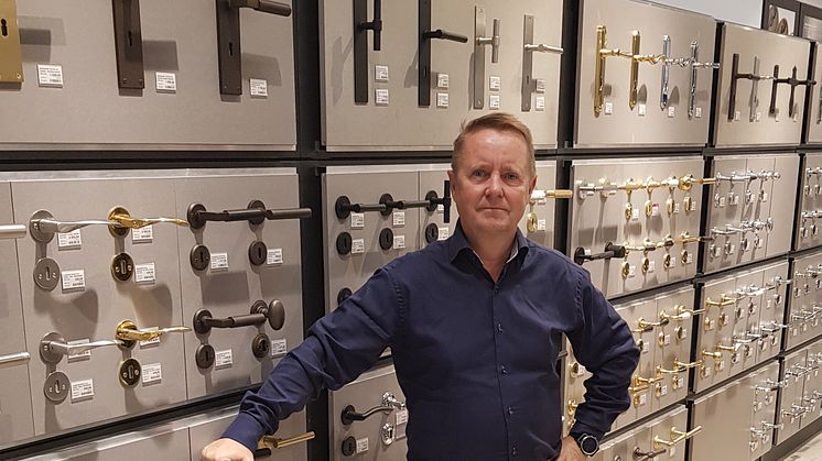 Daglig leder i R.Bergersen AS,  Raymond Lund, fra den nyeste butikken i Harbitzalléen 19 på Skøyen.