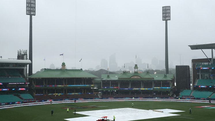 Australia's weather saw England eliminated. Photo: Getty Images
