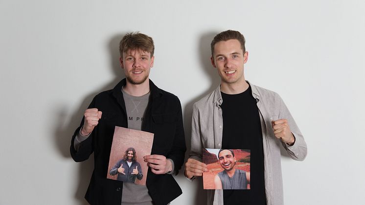 Peter Møller, Adam Sacca, Niclas Meyer och Stephan Campbell. Foto: Privat.