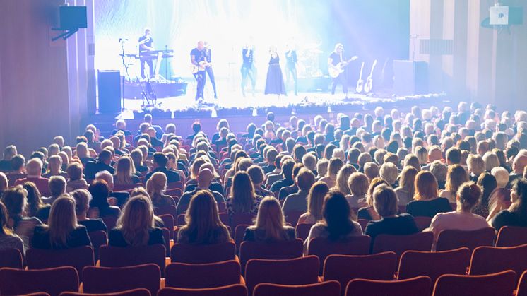 Konsert på Halmstads Teater. Foto: Lasse Partanen