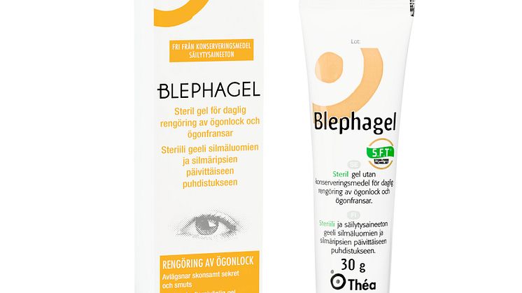 Blephagel – återfuktande och mjukgörande rengöringsgel för känsliga ögonlock och fransar