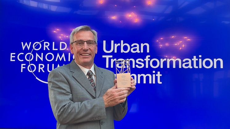 Rick Sporrer, President of the North America Region, Danfoss, modtog prisen på vegne af ProjectZero