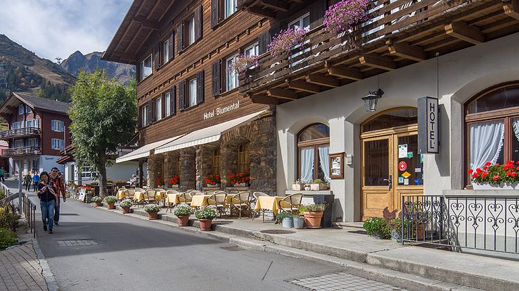 Das Hotel Blumental in Mürren