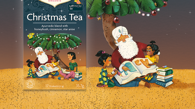 Det ekologiska julteet från Yogi Tea bjuder på kryddiga smaker som kanel, stjärnanis och apelsinolja. Ingredienserna kommer från ekologiskt certifierade odlingar.