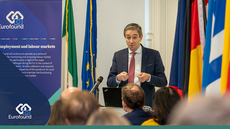 Simon Harris T.D. addressing the Skills for Jobs event in Dublin today. Photo credit: Marta Luczak