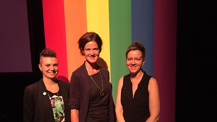 Oppositionsledaren Anna Kinberg Batra frågades ut i Pride House