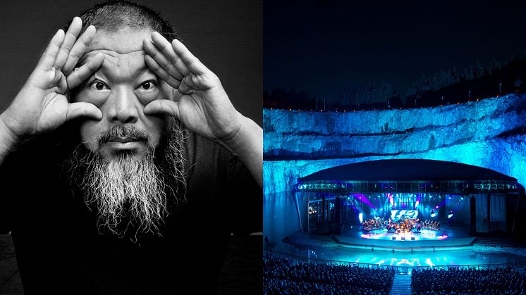 Tips til kulturopplevelser i Sverige. I sommer kan du blant annet oppleve Ai Weiwei utstilling i Vest-Sverige. Foto t.v.: ROOTS  Ai Weiwei Courtesy the artist and Lisson Gallery. Foto: Gao Yuan. Foto t.h.: Visit Dalarna  