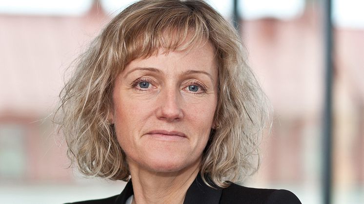 Marie Thelander Dellhag börjar som ny nyproduktionschef på MKB Fastighets AB. Fotograf: Göte Karlsson.