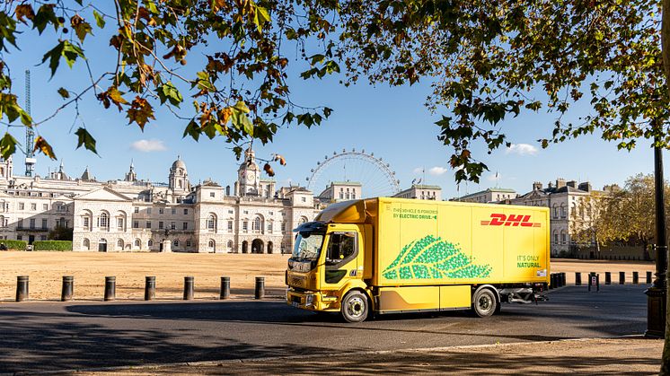 Klimatsmart tillval blir standard i DHL Freights nya miljösatsning