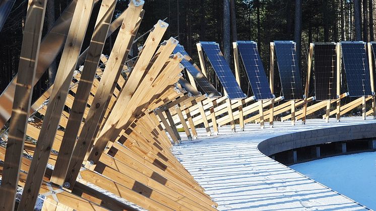 Snö och kyla gynnsamt för solenergi