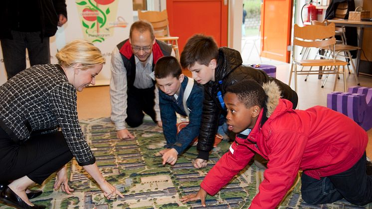 Planprogram för Drottninghög ställs ut på Biblioteket