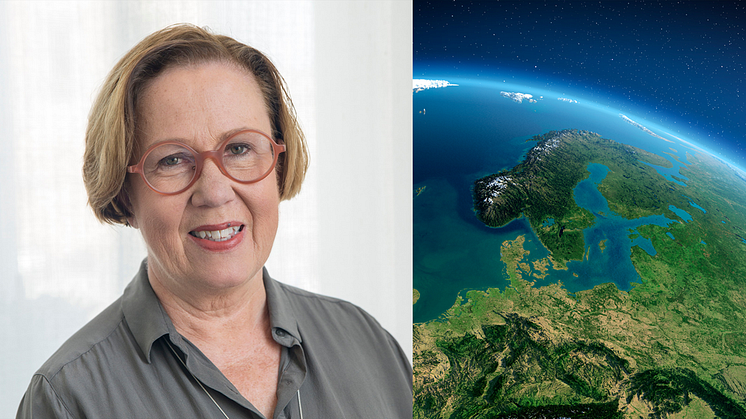 Madeleine Sjöstedt föreläser om varumärket Sverige på Industri & Framtid 2019.