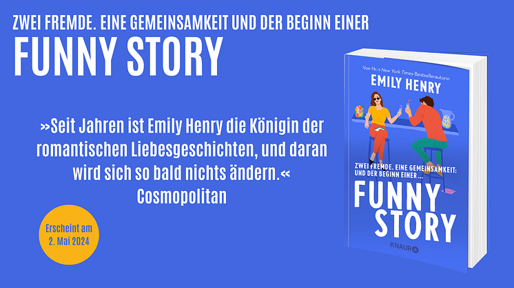 Die neue RomCom von Bestseller-Autorin Emily Henry: Zwei Fremde, zwei gebrochene Herzen und ein verrückter Plan für den Sommer