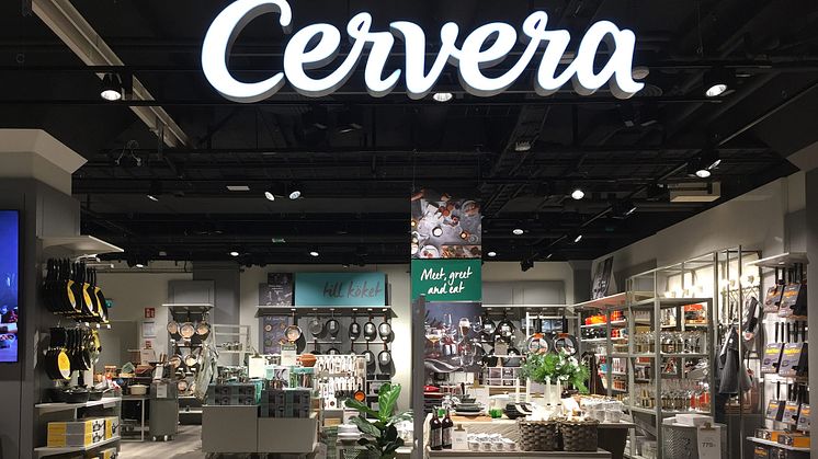 Cervera väljer SafeTeam som säkerhetsleverantör för sina butiker
