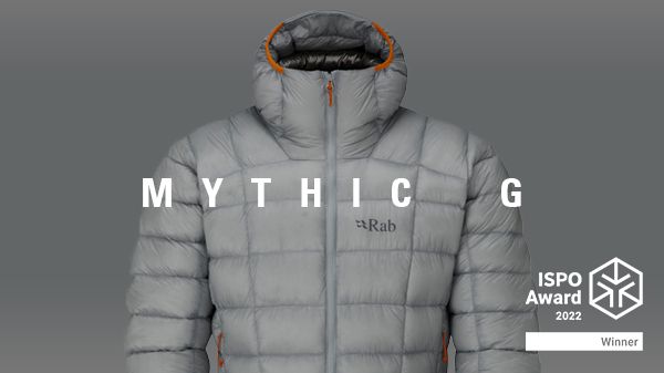 Rab s Mythic G Jacket receives well respected ISPO Award Equip Outdoor Technologies