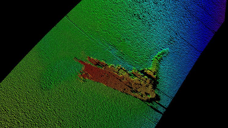 Bathymetric images of the Nessie model, created this week using the data captured from Kongsberg Maritime Ltd’s MUNIN AUV