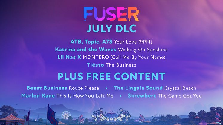 It’s Hot Track Summer! All the DLC Coming to FUSER in July