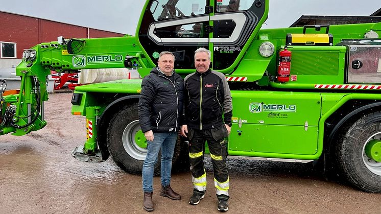 Säljare Thomas Larsson med Tony Alvinsson 