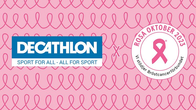 Decathlon x Bröstcancerförbundet - Sporta i rosa