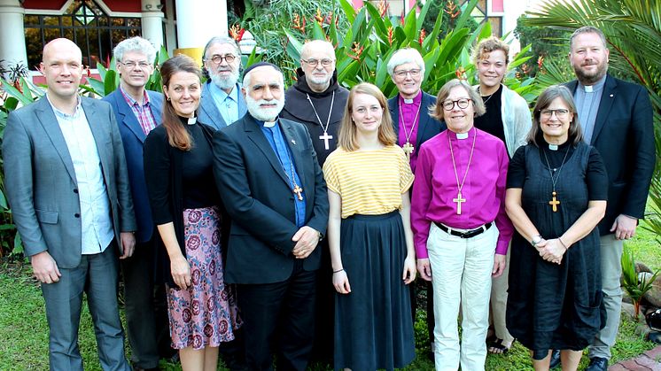 En ekumenisk delegation från Sveriges kristna råd har besökt troende i Indien och Myanmar. 