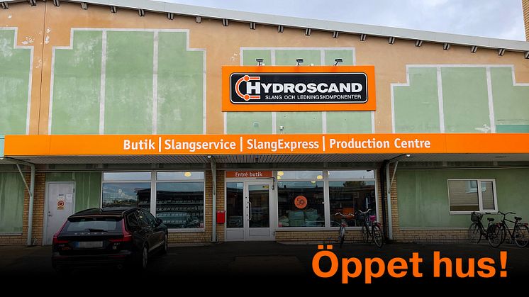 Hydroscand i Umeå (Västerslätt) bjuder in till öppet hus