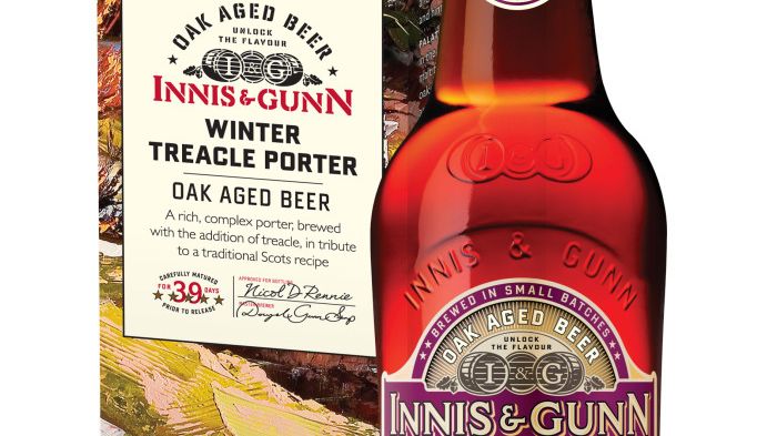 Innis & Gunn släpper sin första ekfatslagrade porter med melass. 