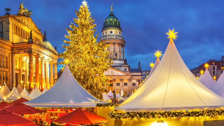 Fantastiska Berlin med 50 olika julmarknader att välja mellan
