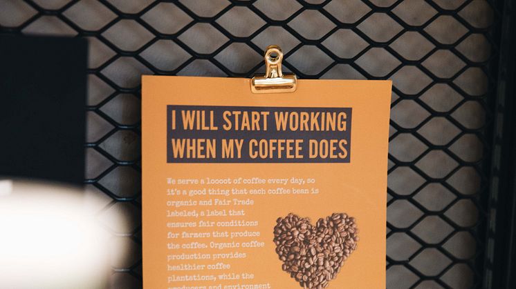 I will start working when my coffee does.
