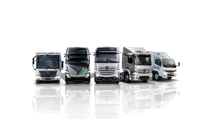 Daimler Trucks kompletta utbud av EV-specifika produkter och stödsystem ska stödja åkerierna i transformationen från fossila till fossilfria vägtransporter.