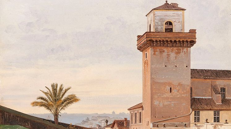 Nyförvärv: Constantin Hansens Vy av San Pietro in Vincoli i Rom