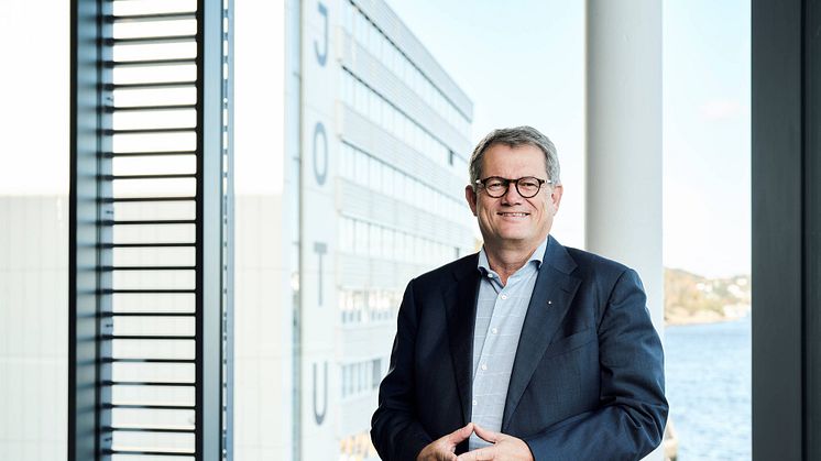 Jotun, here represented by CEO Morten Fon reports strong results in 2020. Photo: Morten Rakke