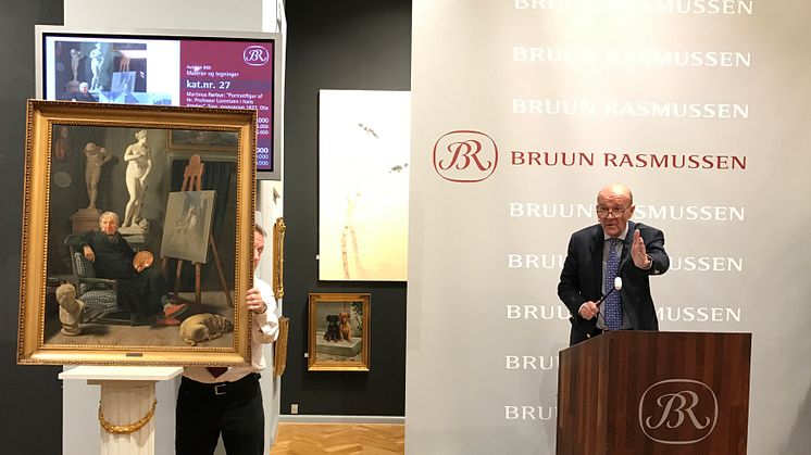 Jesper Bruun Rasmussen sælger Rørbyes portræt til 2,1 mio. kr.