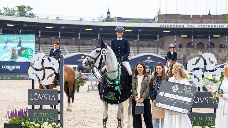 Benedikte Rie Truelsen vinner Lövsta Future Challenge International U25 på Stockholm Stadion