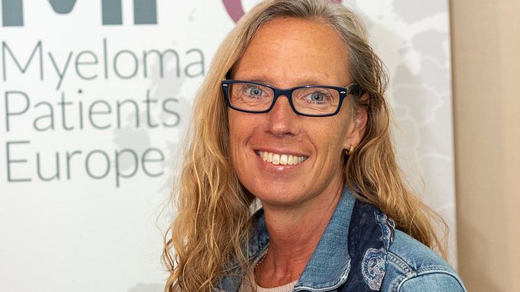 -En innovation inom blodcancerbehandlingar är ingen innovation, om det inte kommer blodcancerpatienterna till del, hävdar Lise-lott Eriksson, förbundsordförande för Blodcancerförbundet och president för MPE, Myeloma Patient Europe. Foto: MPE