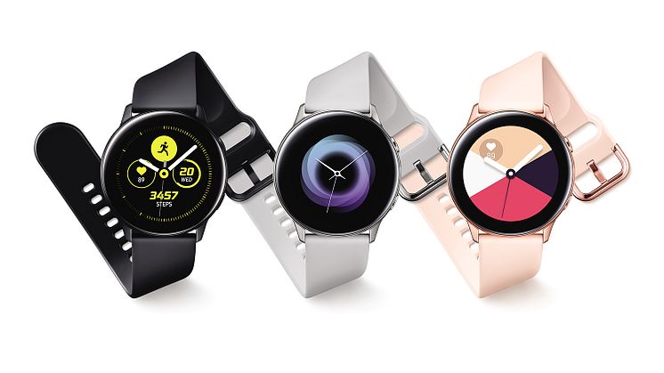 Galaxy Watch Active_KV_Family_Black_RG_Silver